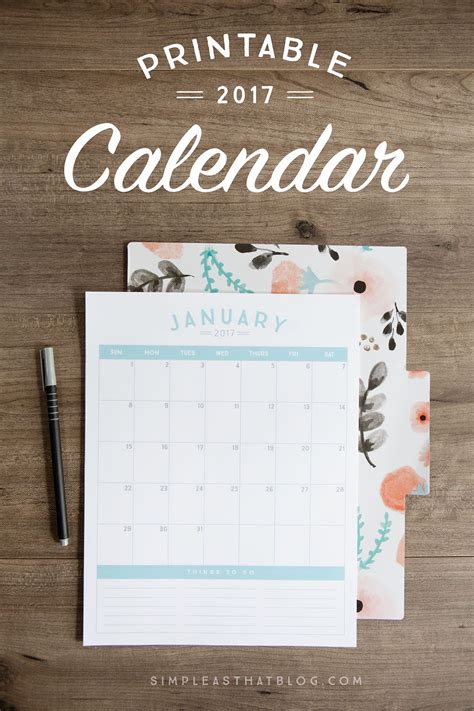 Effective Free Printable Tear Off Calendar Calendário Gratuito Para