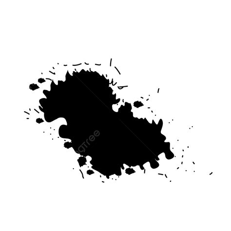 Black Ink Effect Vector Black Effect Ink Brush Blank Classical