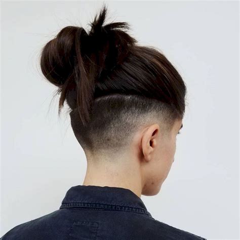 Formidable Long Hair With Undercut Female