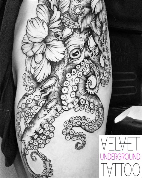 Octopus Tattoo Blackwork