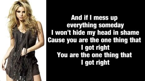 Shakira The One Thing Lyrics Youtube