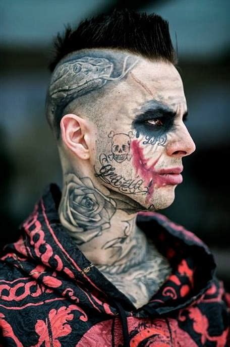 Die einträge umfassen sowohl stilisierte (z. Meet Joker Boy, The Real Life Tattooed Joker | Tattoodo.com