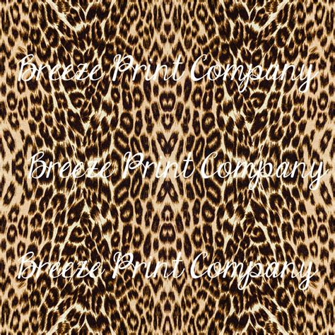 Jaguar Print Craft Vinyl Sheet Htv Adhesive Vinyl Leopard Cheeta