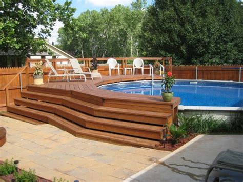 20 Above Ground Pool And Deck Ideas