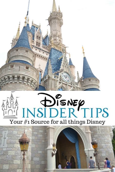 Disney Insider Tips Disney World Castle Disney Insider Disney World