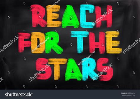 Reach Stars Concept Stock Illustration 227006614 Shutterstock
