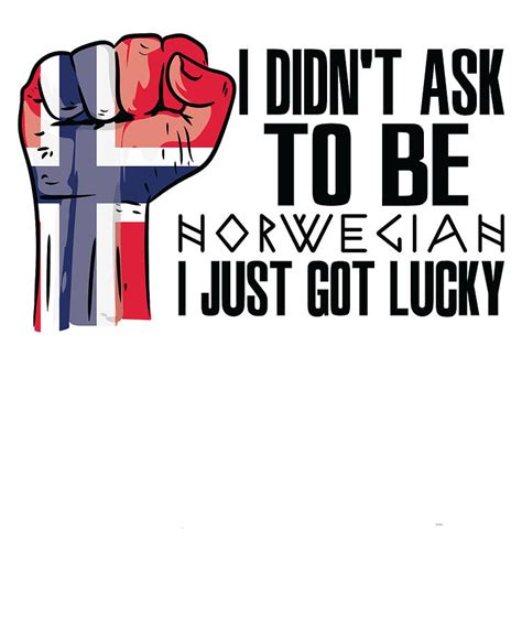 Norwegian Pride Norway Flag Grown Norwegian Roots Norwegian Patriot Digital Art By Toms Tee