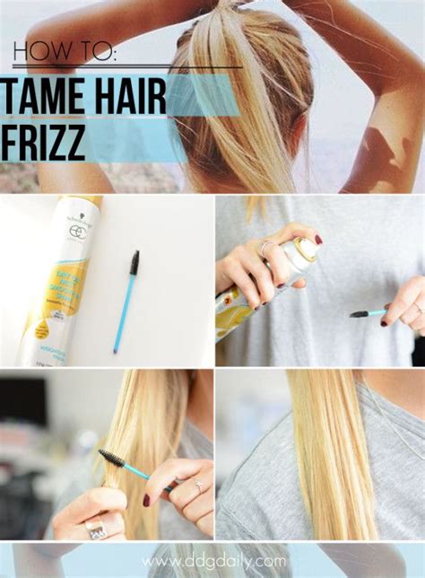 How To Fight Hair Frizz With A Mascara Wand Hair Frizz Tame Hair