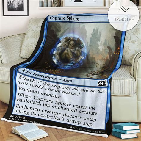 Game Mtg Magic The Gathering M21 51 Frost Breath Fleece Blanket Tagotee