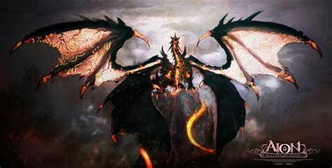 Aion Dragon Fantasy Art - WallDevil
