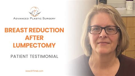 Breast Reduction After Lumpectomy Youtube