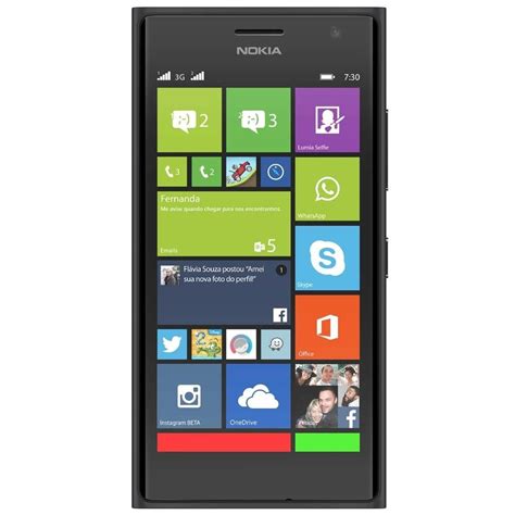 Nokia Lumia 730 Dual Sim Preto Quad Core De 12ghz Tela 47 R 74890