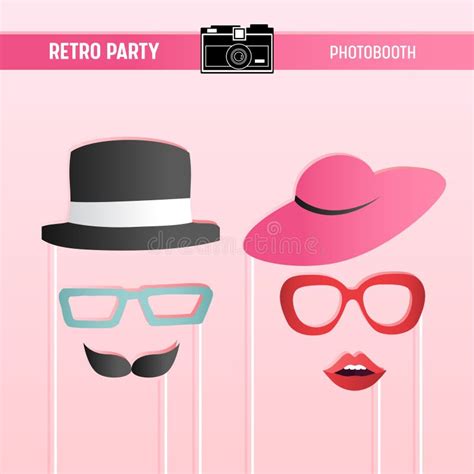 Movember Retro Party Printable Glasses Hats Moustaches Masks For