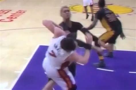 Watch Jordan Clarkson And Goran Dragic Get Ejected For Fighting During Lakers Heat Silver