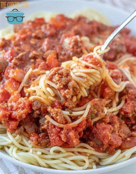 Meanwhile, spiralize the the butternut squash and let sit in salted water for 3min and drain (pat dry). Homemade Beefy Spaghetti Sauce - The Country Cook