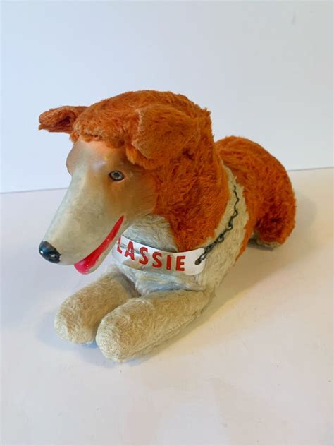 Vintage Lassie Stuffed Animal Dog Etsy