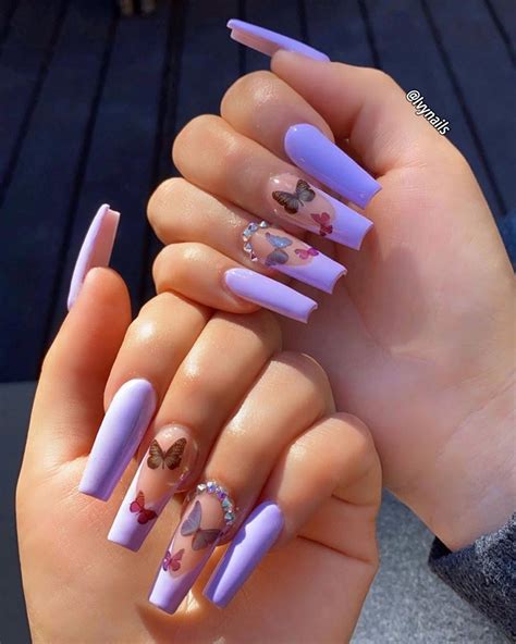 30 Beautiful Easter Nails Acrylic Spring The Best Design Purple