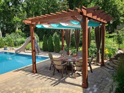 Sunnyglade patio pergola canopy modern aluminum pergola with adjustable louvered gazebo for bbq, backyard,party, lawn,garden (10ft x20ft). Pergola Canopy Kit | Buy DIY Retractable Pergola Canopy ...