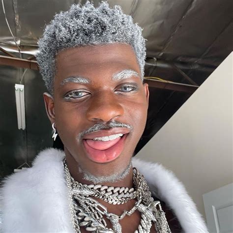 spotted lil nas x gets frosty for amazon s music holiday plays pause online men s fashion