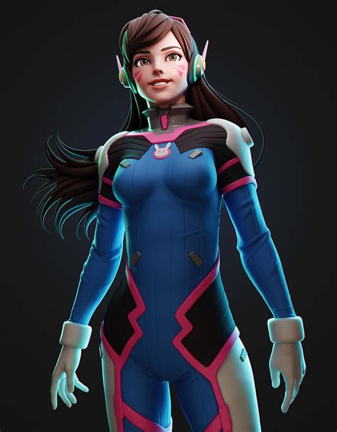 Sculpting Dva From Overwatch Finished Projects Blender Artists