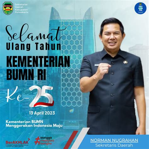 Selamat Ulang Tahun Kementerian Bumn Ri Ke 25 Prokompim