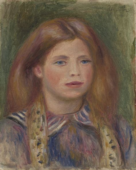 Coco Portrait De Claude Renoir Musée Cantonal Des Beaux Arts