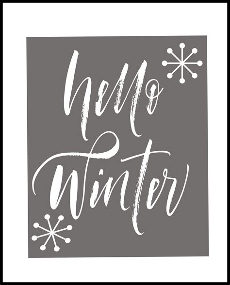Free Winter Printables Wall Art Printable Word Searches