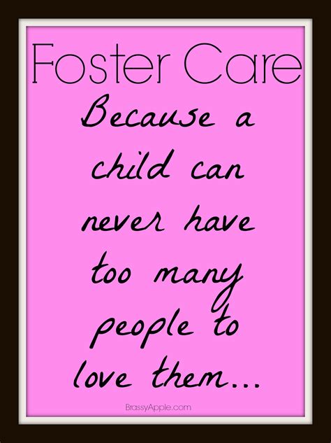 If You Take Away The Foster What Do You Have