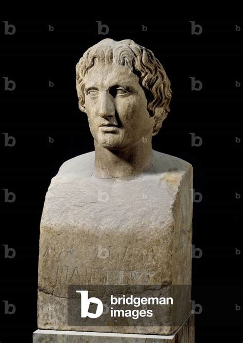 Bust Of Alexander The Great Known As Hermes Azara Roman Work After