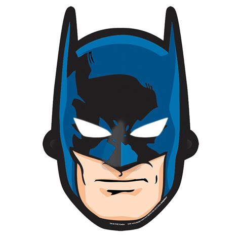 8x Batman Face Masks Childrens Party Bag Favours Dress Up Costume