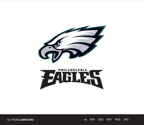 Philadelphia Eagles Nfl Logo Svg Eps Ai Png  Pdf Etsy