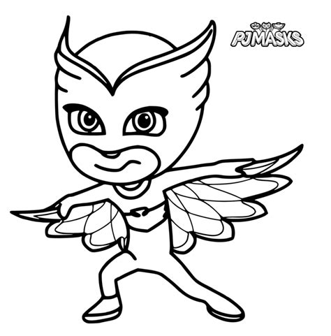 Este dibujo para colorear fue publicado el 06/02/2013 en la categoría: Dibujos para colorear PJ Masks - Heroes en pijamas ...