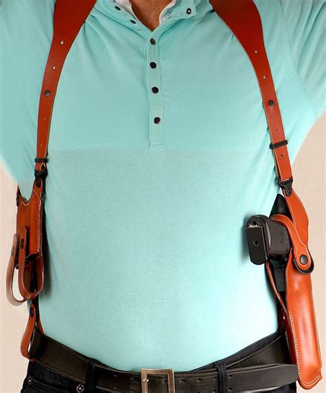 Masc Leather Shoulder Holster For Desert Eagle Fits All Calibers With 6