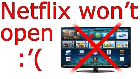 Maybe downloading another camera app and using it is somehow a part of the fix.at least a work around fix. Netflix won't Open - Samsung Smart TV Issues - YouTube