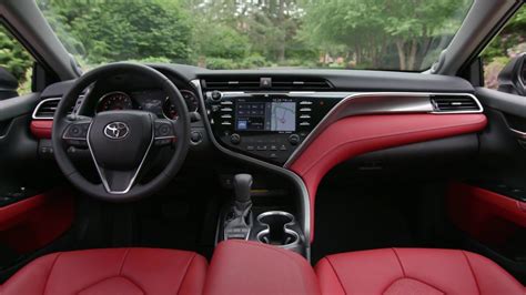 2020 toyota camry xse 6 cylinder with 2 tone paint and red interior! 2018 Toyota Camry XSE Interior Design - YouTube