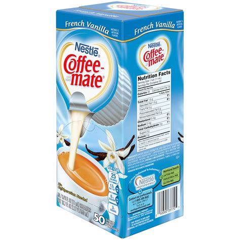 Nestle Coffee-Mate French Vanilla Liquid Coffee Creamer 50-0.38 fl. oz