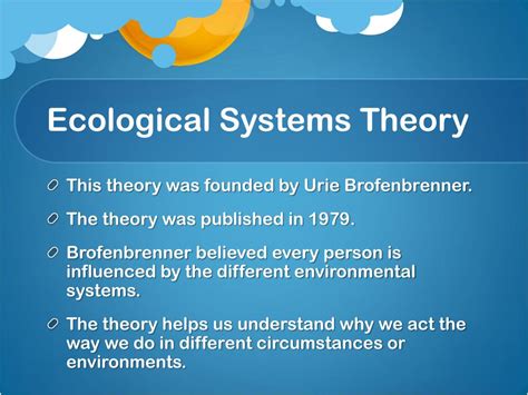 Ppt Bronfenbrenners Ecological Systems Theory Powerpoint