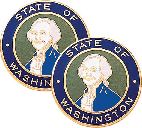 Washington State Seal Lapel Pin