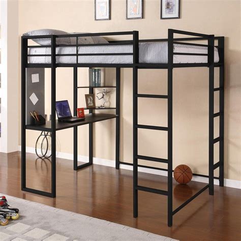 1 loft bed only features a z shaped design full. The Viv + Rae Mary Full Loft Bed with Desk and Bookshelves ...