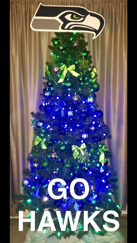 500 x 500 jpeg 44 кб. Seahawks Christmas tree. go Hawks | Xmas party, Seahawks ...