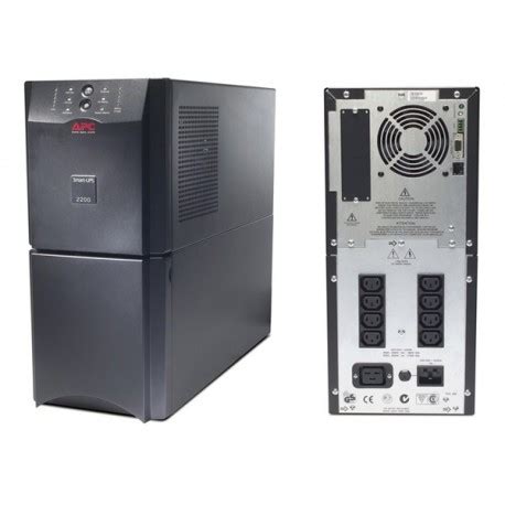 Network manageable via serial, usb or optional ethernet. APC SUA2200i Smart UPS 2200VA, USB/Serial Connection ...