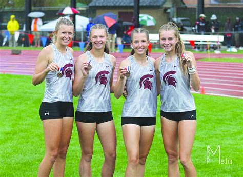 Bhs Girls Relay Team Are State Champions Berthoud Weekly