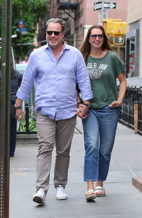 Brooke Shields With Husband Chris Henchy Seen During Stroll Around