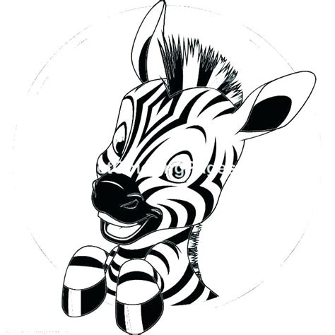 Cute Baby Zebra Drawing | Free download on ClipArtMag