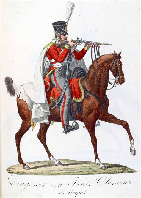 Saxon Dragoon Saxon Army Poster Napoleonic Wars