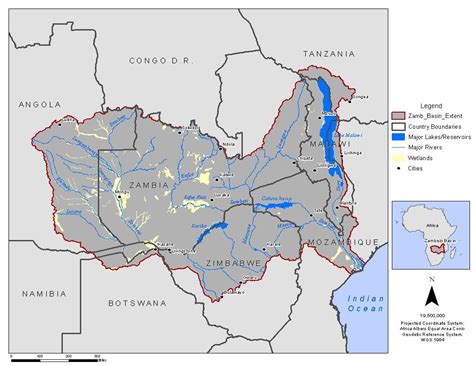 From mapcarta, the open map. Climate Change Impacts on Investments in the Zambezi River ...