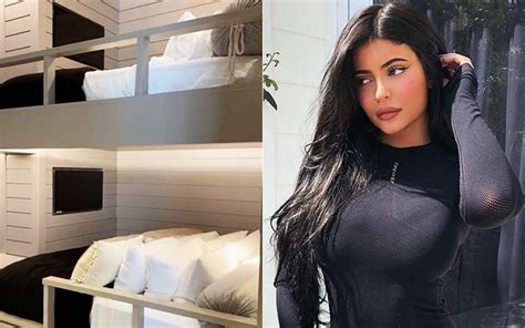 Kylie Jenner Gives A Tour Of Her Massive Bunk Room Having Six Beds With Personal Tvs Fans Ask