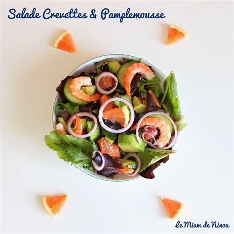 Comme Une Envie De Salade Crevettes Pamplemousse