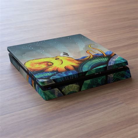 It will probably take about the same time before a ps5 slim will be announced. Sony PS4 Slim Skin - From the Deep by FP | DecalGirl