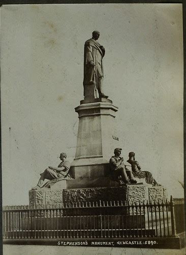 Stephensons Monument Newcastle Upon Tyne Co Curate